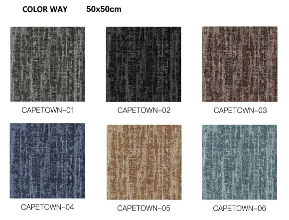 Nylon Carpet Tile With Pvc Backing