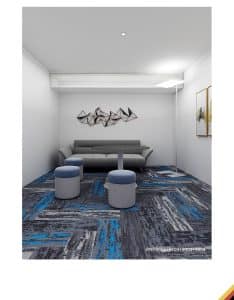 Premium 100% Solution-Dyed Nylon 6 Carpet Tiles