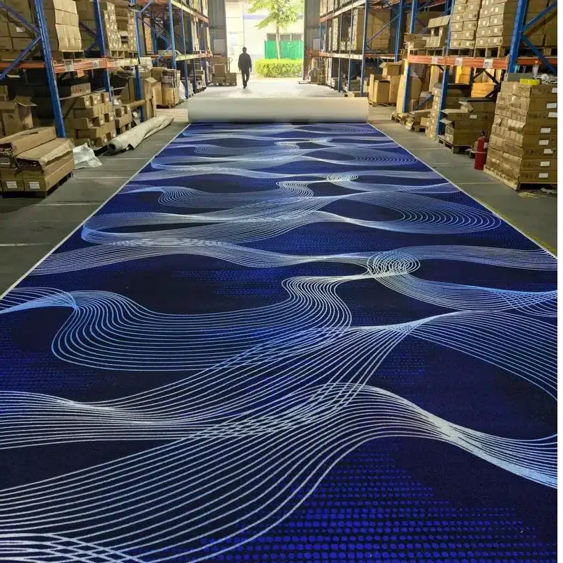 Wholesale carpet manufacturing facility