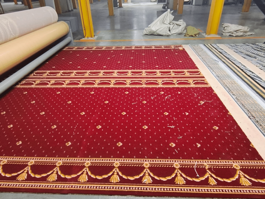 Bespoke Nylon Printed Broadloom: Sacred Spaces Reimagined