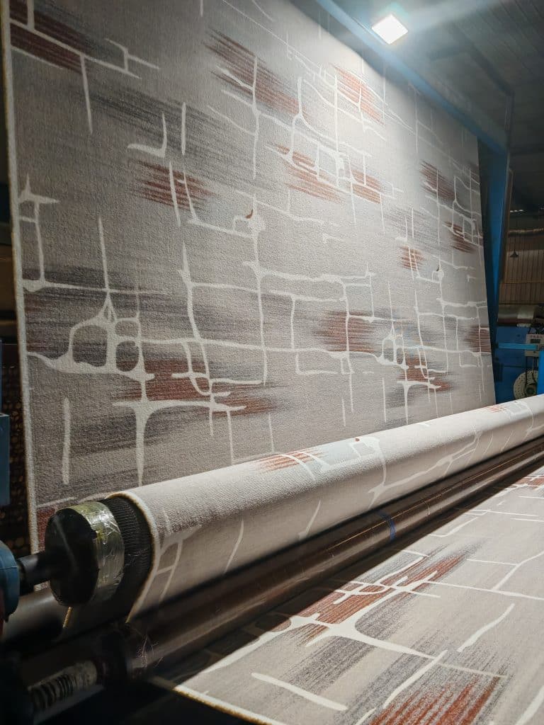 Custom Printed Broadloom Carpet for Modern Office Flooring