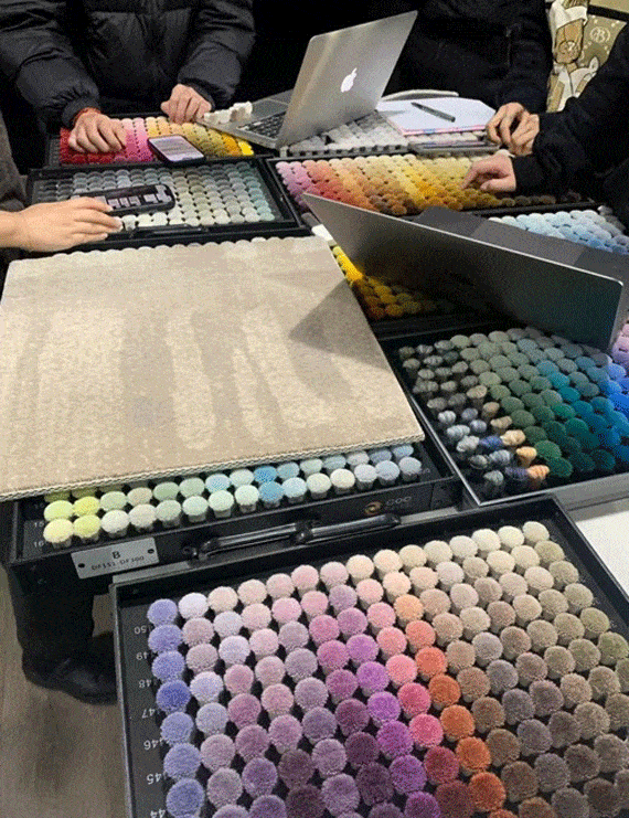 Hand-Tufted Carpet Manufacturing Process