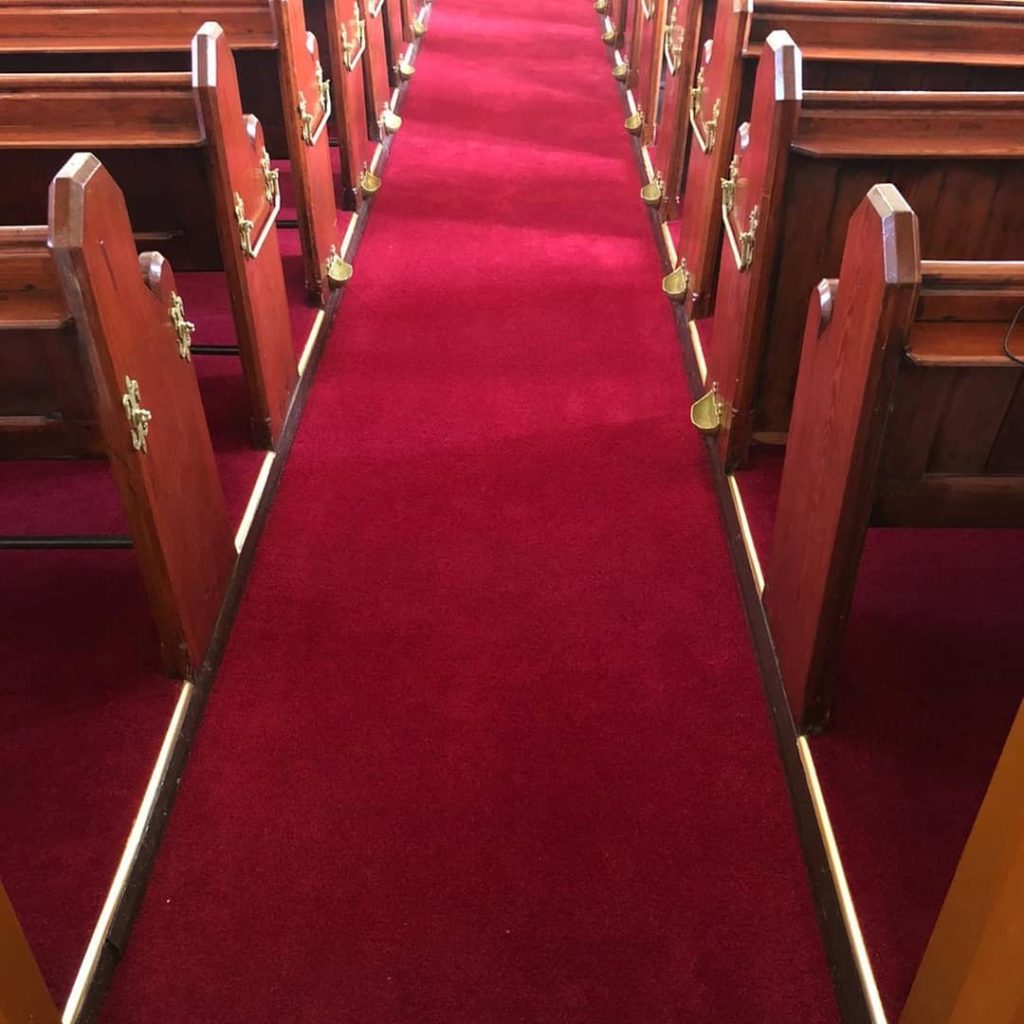 Custom Axminster Carpet for Church worship hall interior