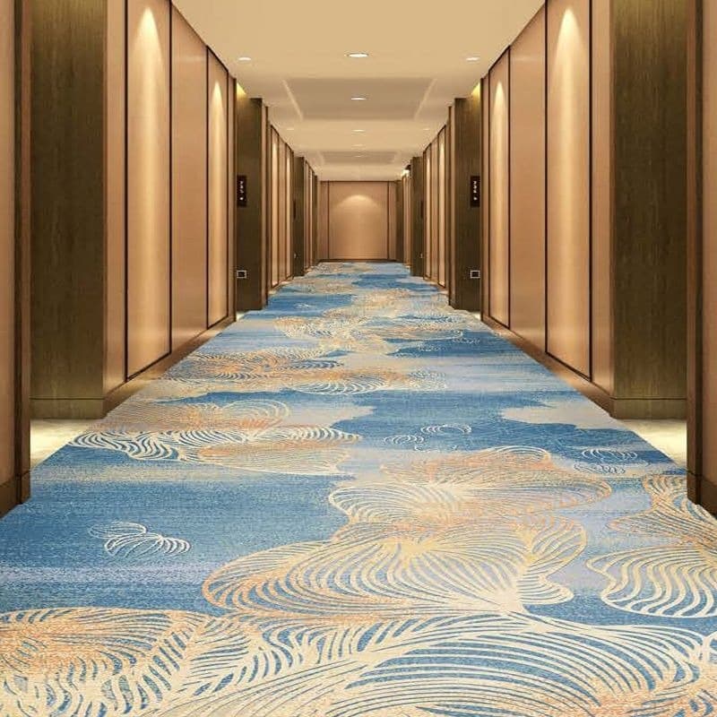 Luxury 5 Star Corridor Hotel Lobby Axminster Carpet