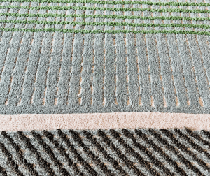 Bespoke Sculpted Wool Collection: High-Low Pile Artistry for Executive Public Spaces