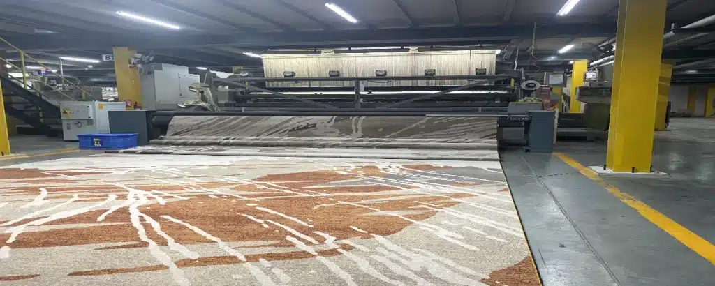 QIANQIAO Carpet Axminster carpets factory production line
