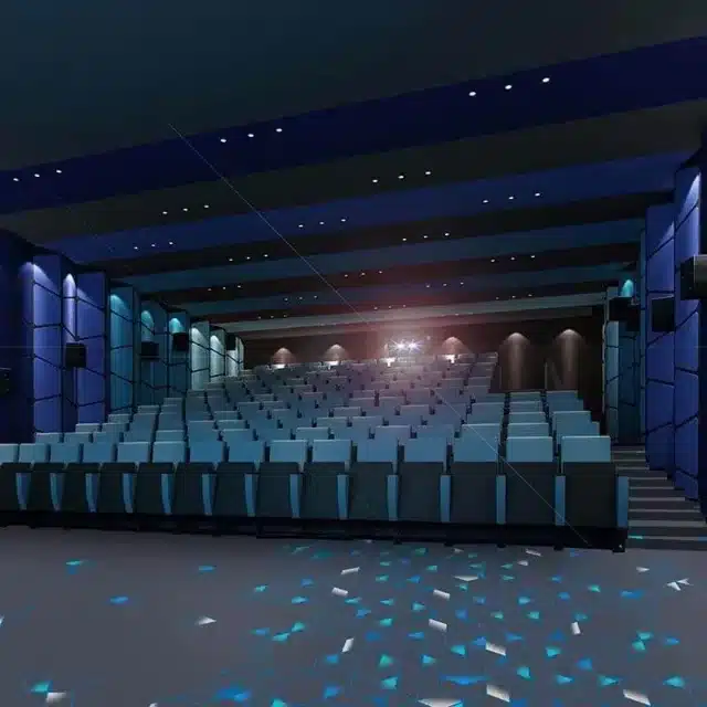 Fire Resistant Cinema Carpet / Flame Retardant Theater Broadloom Carpet