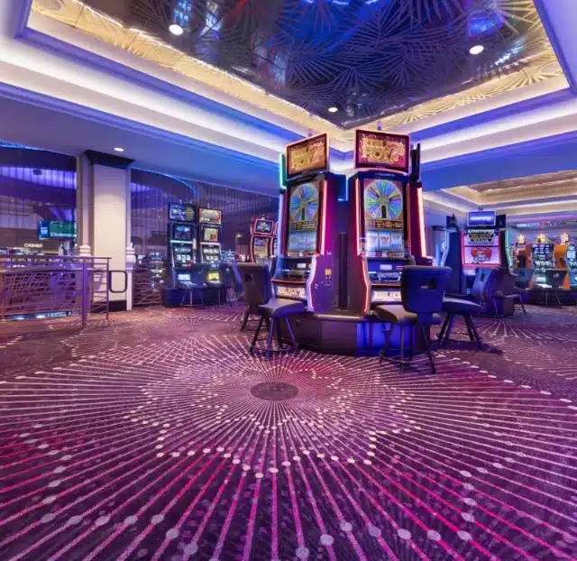 Custom Printed Nylon Casino Carpet | Heavy-Duty & Bespoke Gaming Flooring